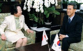 S. Korean envoy conveys textbook revision demand to Japan